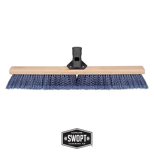 SWOPT 24” Premium Multi-Surface Push Broom Head — Indoor and Outdoor Push Broom - Image 2