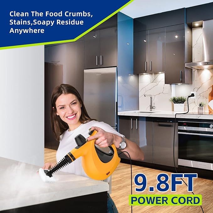Handheld Steam Cleaner, Pressurized Multi-Surface Steam Cleaner - Image 6