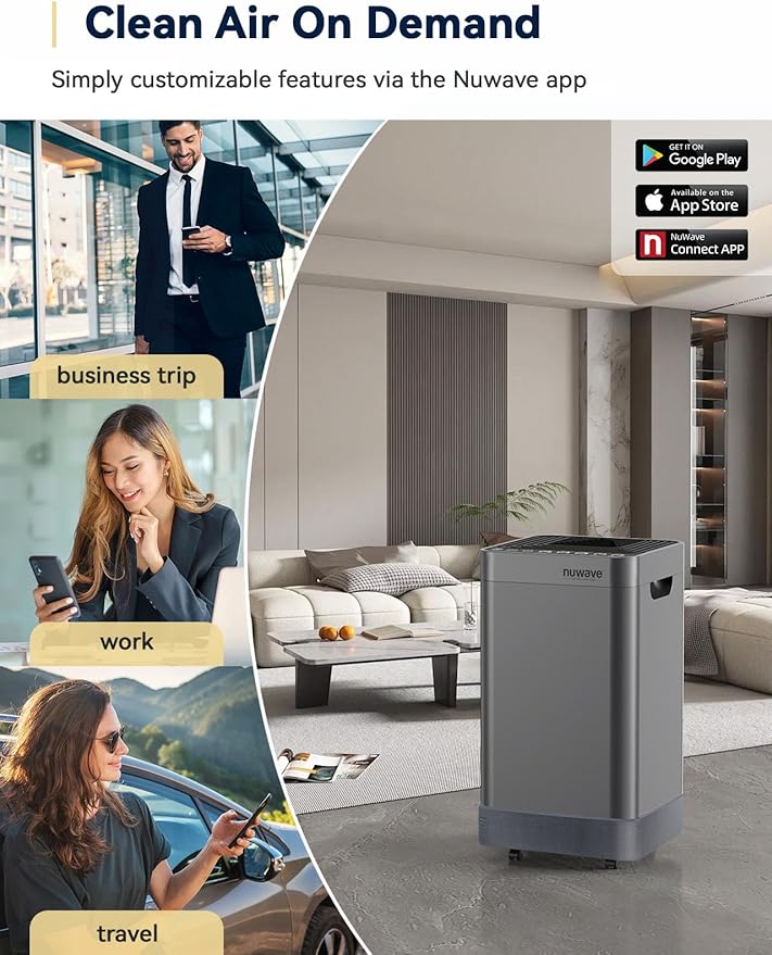 Nuwave Air Purifier for Extra Large Room 2934 Sq Ft, OxyPure Smart Air Purifier - Image 5