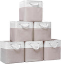 Cube Storage Bins, Collapsible Fabric Storage Cubes Bins, 11 Inch Cube Storage by BOFUGA