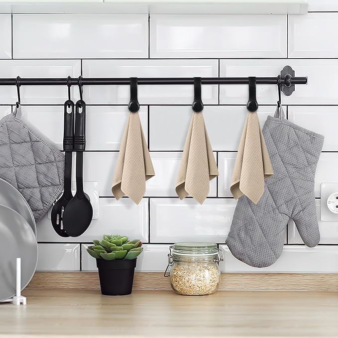4 PCS Genuine Leather Towel Clips - Image 7