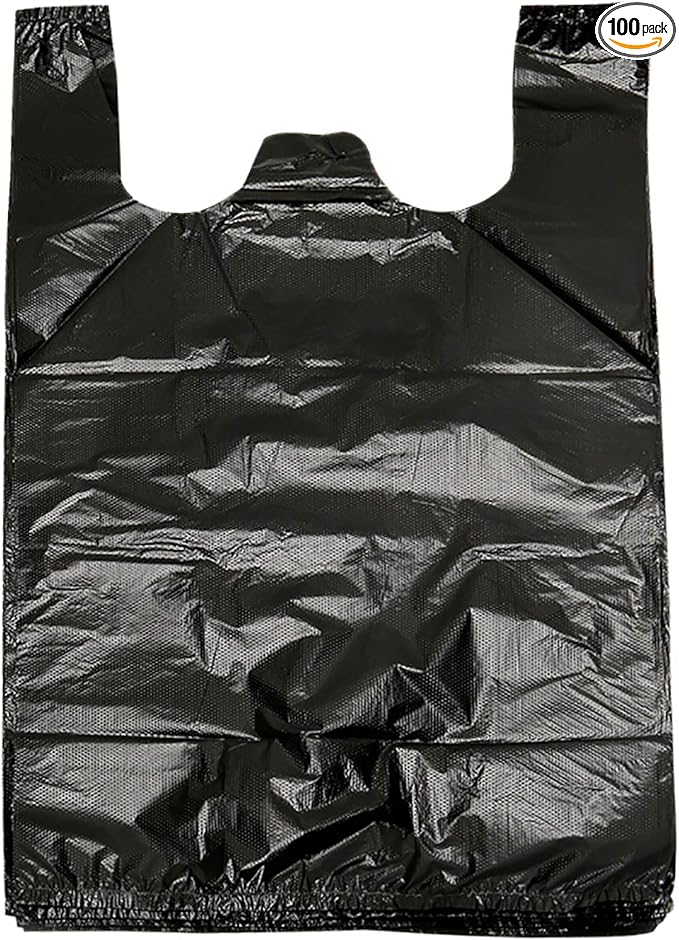 YYaaloa 100 pcs Black Trash Bags by YYaaloa