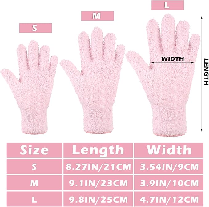 Patelai 3 Pairs Microfiber Plant Dusting Gloves Leaf Cleaning Gloves - Image 3