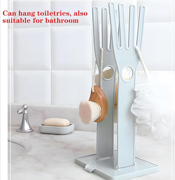 Kitchen Glove Holder Kitchen Glove Stand Holder Rubber Glover Drying Dryer Rack - Image 5