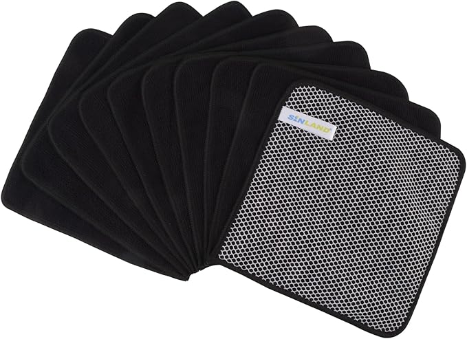 SINLAND Microfiber Dish Cloth for Washing Dishes Dish Washing Rags Best Kitchen - Image 7