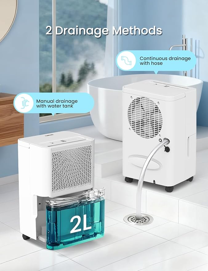 HUMSURE 1500 Sq. Ft 30 Pints Dehumidifier Equipped - Image 4