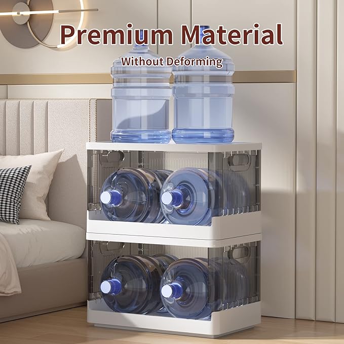 HAIXIN Storage Cabinet, Plastic Shelves Organizer, Folding Storage Box - Image 6