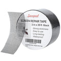 Black Window Screen Repair Tape, 2IN X 35FT Screen Repair Kit by Secopad