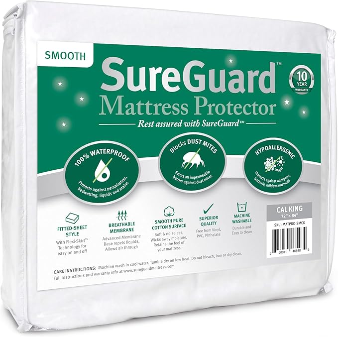 SureGuard California King Mattress Protector by SureGuardMattressProtectors