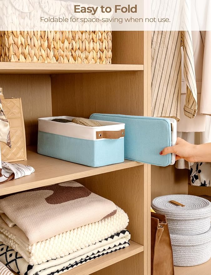 StorageWorks Narrow Storage Bins, Small Basket - Image 4