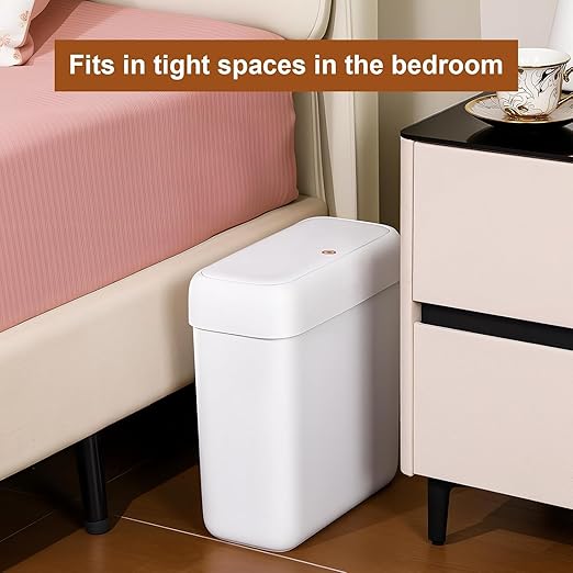 funest 2 Pack Bathroom Trash Can - Image 4