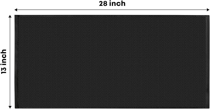 Artoid Mode 100% Cotton Black Waffle Weave Kitchen Dish Cloths, 13x28 Inch - Image 6