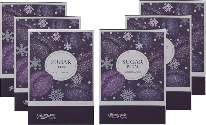 Floral Simplicity Sugar Plum Scented Sachets Pack of 3, Fall & Winter - Image 5