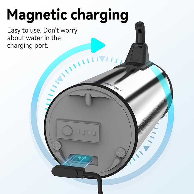 Automatic Soap Dispenser, Stainless Steel Material, Rechargeable Touchless Hand - Image 5