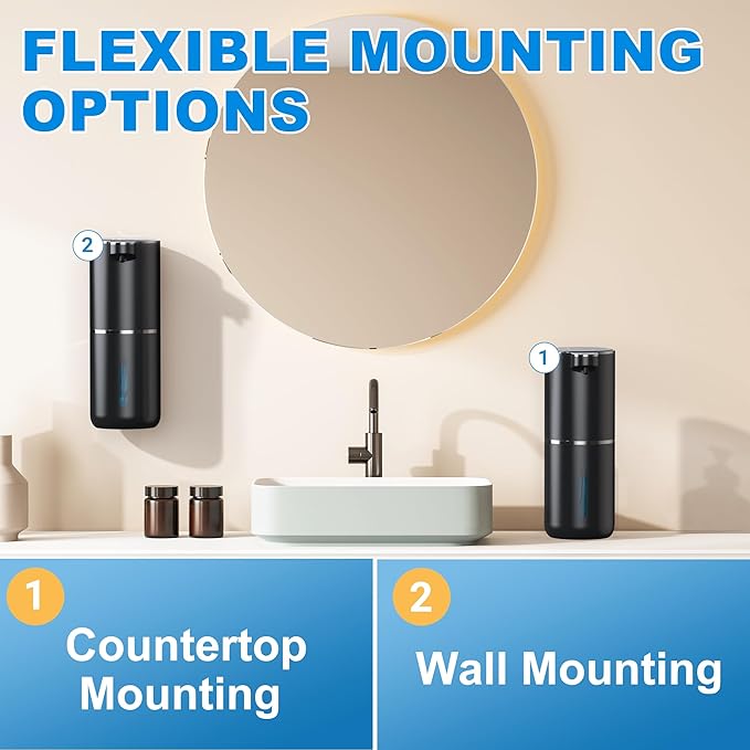 Automatic soap Dispenser touchless Automatic Liquid Soap Dispenser 4 Adjustable - Image 3