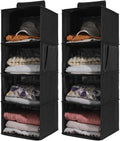 2 Pack Hanging Closet Organizer, 4-Shelf Hanging Shelves by WelcometoYRCBEHFU