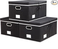 PRANDOM Storage Boxes with Lids Fabric Collapsible Storage Bins Organizer by Prandom