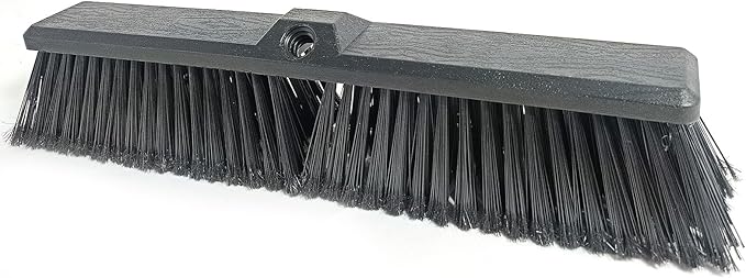 Push Broom Head Outdoor Large Stiff Bristle by Unknown