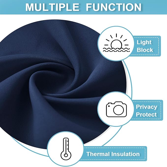 RYB HOME Blackout Curtains for Bedroom - Image 6