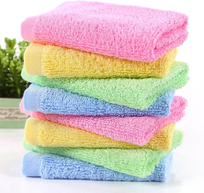 Bamboo Microfiber Cleaning Cloth-8Pcs Kitchen Wash Cloths, Wood Fiber Window - Image 7