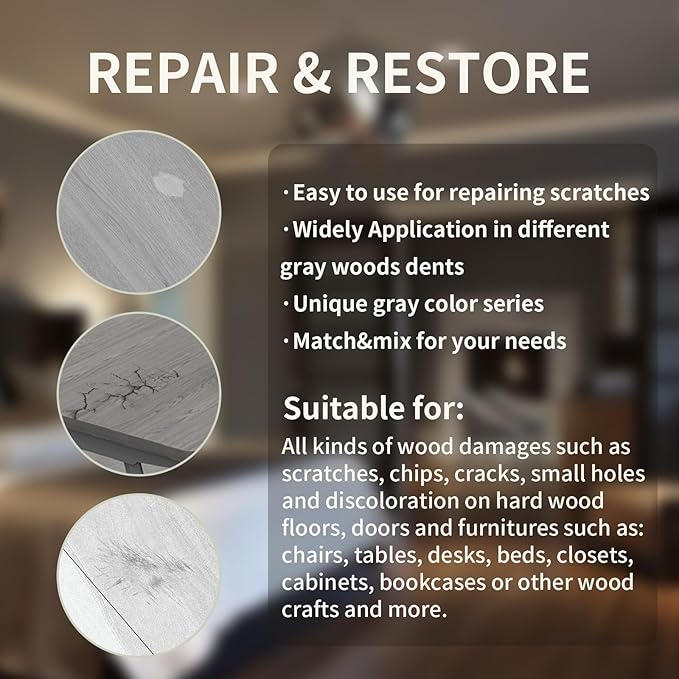 Wood Repair Kit, Furniture Repair Kit Scratch Cover - Image 3