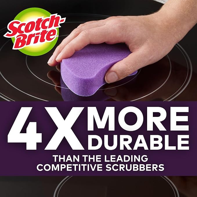 Scotch-Brite™ Glass Cooktop Pads, 4.1 in x 3.4 in x 1 in - Image 5