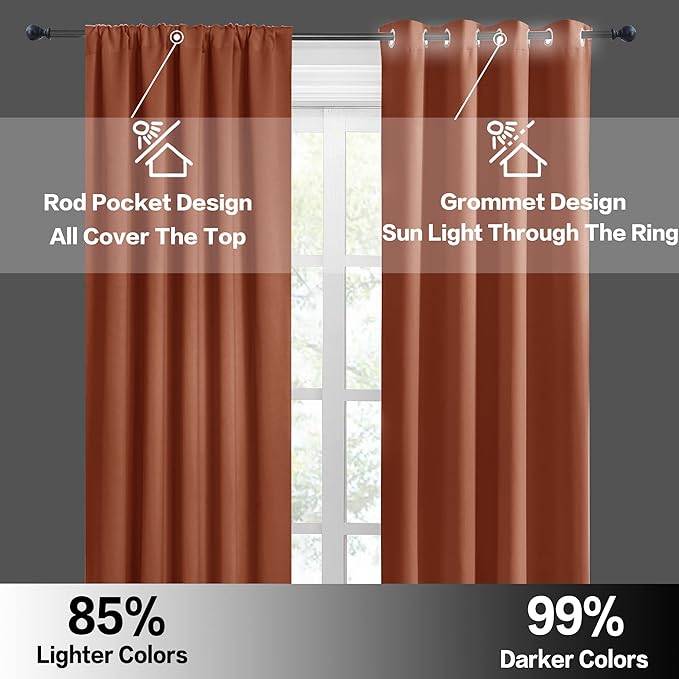 RYB HOME Bathroom Window Curtains - Image 6
