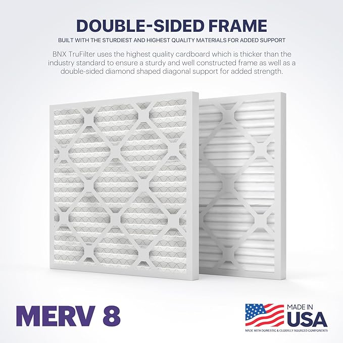 BNX TruFilter 24x24x1 Air Filter MERV 8 - Image 5