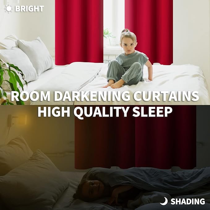 BGment Rod Pocket Blackout Curtains - Image 2