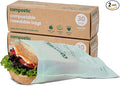 Compostic Home Compostable Resealable Sandwich Bags, Microwave & Freezer Safe by COMPOSTIC