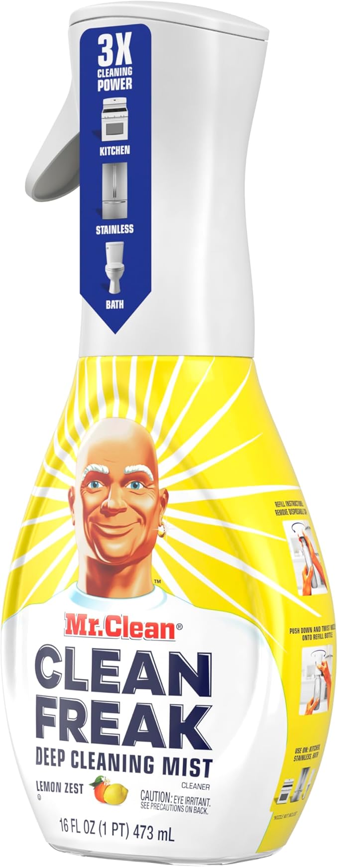 Mr. Clean Clean Freak Multi Surface Cleaning Spray, Deep Cleaning Mist Starter - Image 9