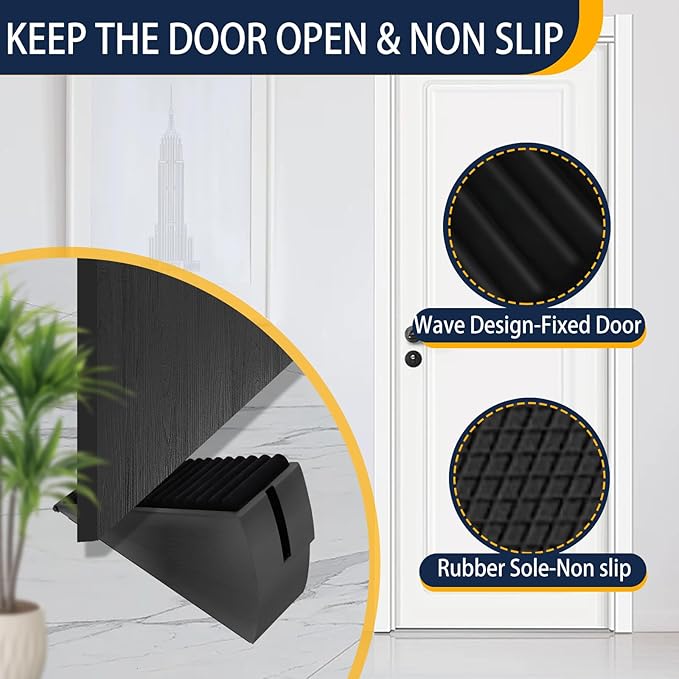 Adjustable Large Door Stopper, Strongest Tall Spring Heavy Duty Door Stop - Image 5