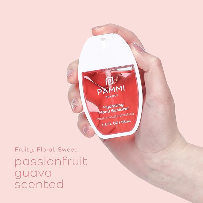 PAMMI Power Mist Hydrating Hand Sanitizer Spray, Portable Travel Size Pocket - Image 4