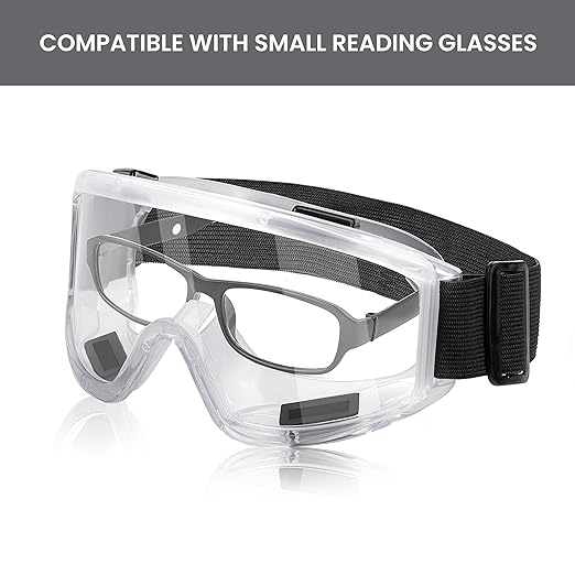 AirGearPro Vision-1000 Anti-Fog Safety Goggles | Impact Resistant Protective - Image 5
