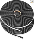 2 Rolls Foam Seal Tape for Door Window Insulation, Soundproof and Shockproof by YIJUHOU