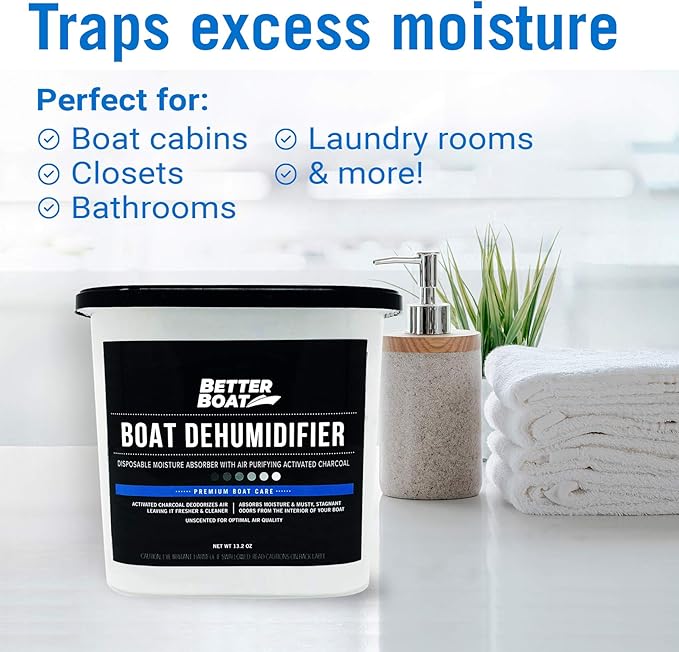 Moisture Absorber and Boat Dehumidifier, Charcoal Odor Remover - Image 7