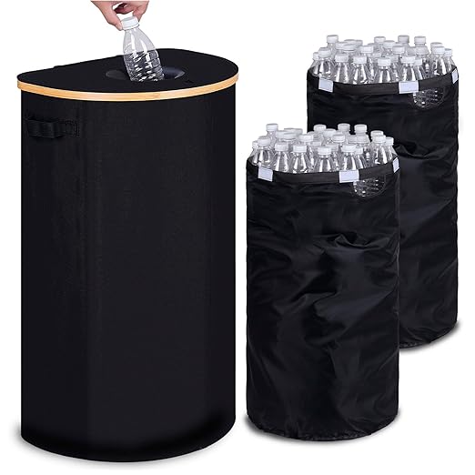 efluky Recycling Bin for Kitchen 100L, 26 Gallon Recycle Bins for Indoor by efluky