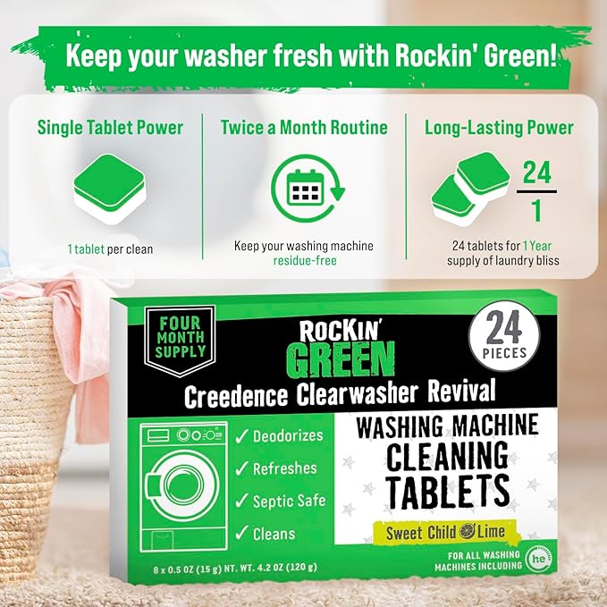 Rockin' Green Deep Cleaning and Deodorizing Tablets - Image 4