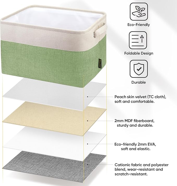 BALEINE 1 Pack Fabric Storage Bins - Image 4