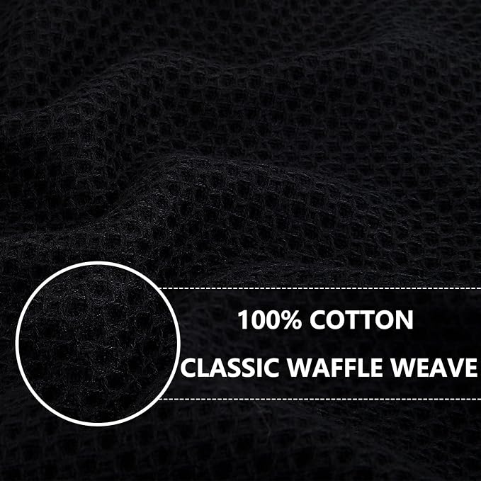 Homaxy 100% Cotton Waffle Weave Kitchen Dish Cloths, Ultra Soft Absorbent Quick - Image 2