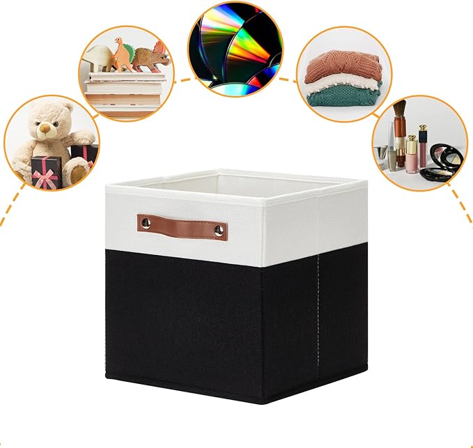 DULLEMELO Storage Cubes 11 inch, Cube Storage Bins - Image 4