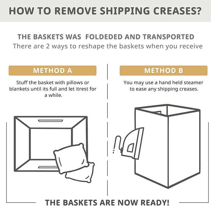 OIAHOMY Rectangle Laundry Basket, Large Laundry Hamper - Image 6
