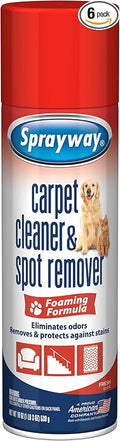 Sprayway Carpet Cleaner, 19oz | Removes Pet Stains & Odors, Foaming Action | by Sprayway