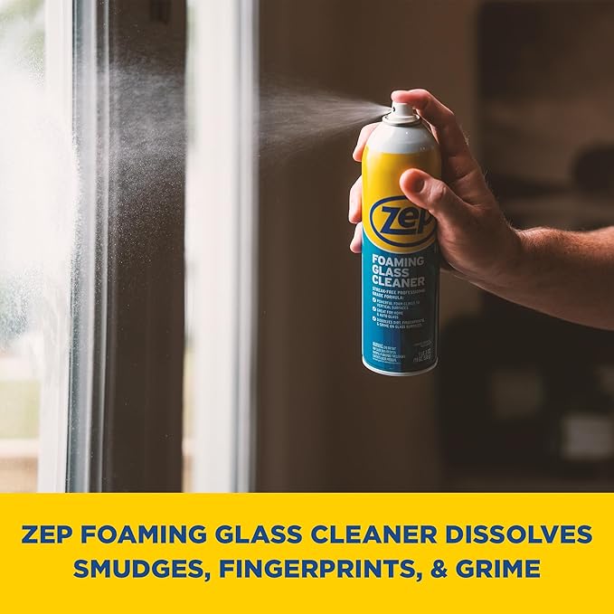 Zep Foaming Glass Cleaner - 19 oz ZUFGC19 - Streak-Free Professional Grade - Image 7