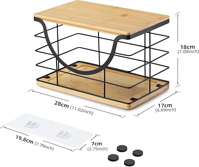 Extra Large Trash Bag Holder Under Sink Organizer Stackable Pantry Organizers - Image 6