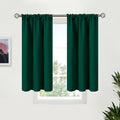 BGment Emerald Green Blackout Curtains 40 Inch Length by BGment
