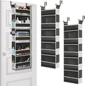 2 Pack Over The Door Hanging Organizer 5-Shelves and 10 Side Pockets, Over The by ROOMTALK
