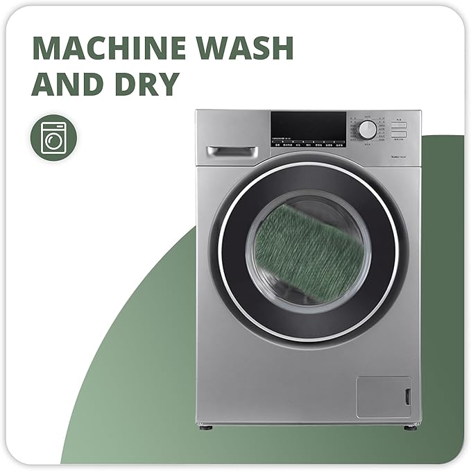 Toilet Rugs U Shaped Bathroom Rug, Machine Washable Non Slip Quick Dry Super - Image 5