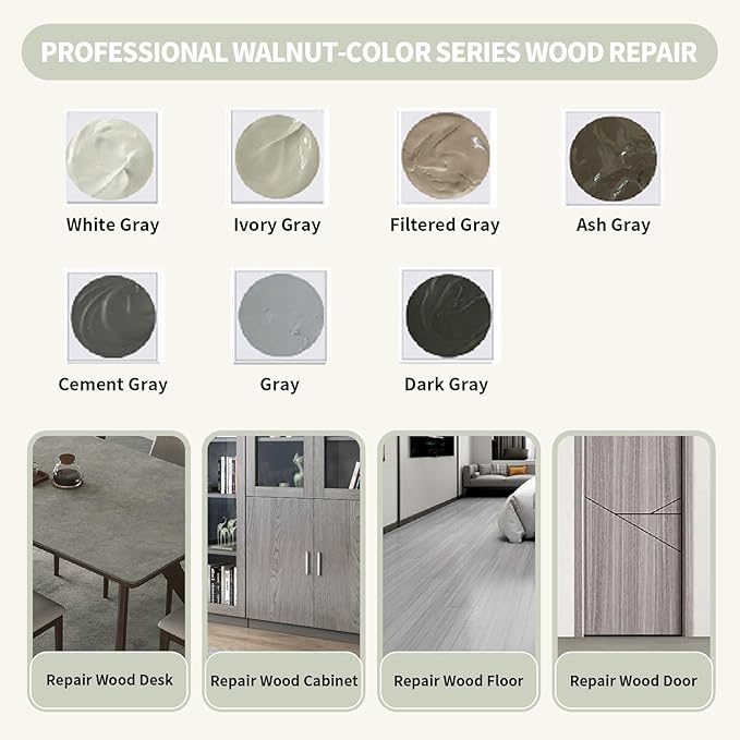 Wood Repair Kit, Furniture Repair Kit Scratch Cover - Image 2