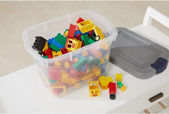 Rubbermaid Roughneck Clear 19Qt/ 4.75 Gal Storage Containers, - Image 8